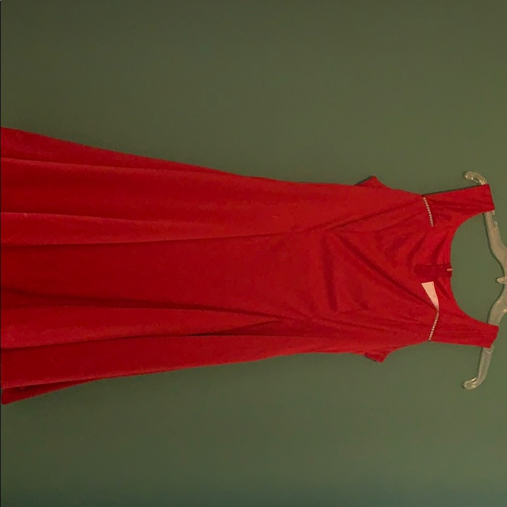 Red dress